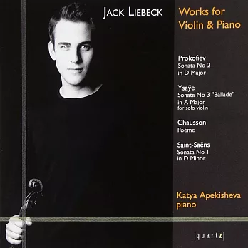 小提琴家傑克‧黎貝克首張錄音：普羅柯菲夫、易沙意、蕭頌、聖桑 (CD)