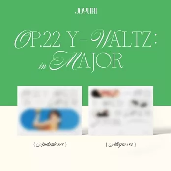 JO YURI (IZ*ONE) - OP.22 Y-WALTZ : IN MAJOR (韓國進口版) ALLEGIO VER.