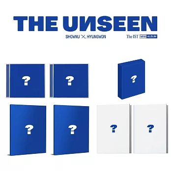 SHOWNU X HYUNGWON (MONSTA X) - 1ST MINI ALBUM [THE UNSEEN] 迷你一輯 JC版 兩版合購 (韓國進口版)