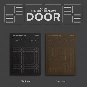 金鍾大 CHEN (EXO)  - DOOR (4TH MINI ALBUM) 迷你四輯 STACK版 (韓國進口版)