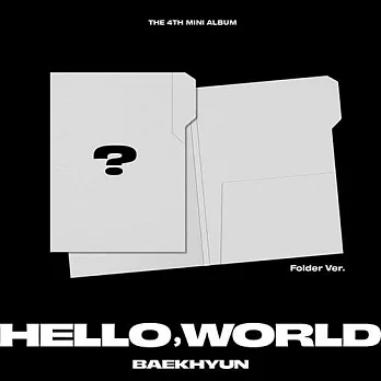 伯賢 BAEKHYUN ( EXO ) - HELLO,WORLD 迷你四輯 FOLDER版 (韓國進口版)