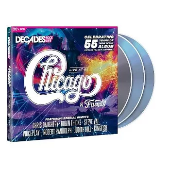 芝加哥合唱團【流行搖滾天團】/ 55年搖滾光環-眾星齊唱現場之華影音特輯 (2CD+1DVD)