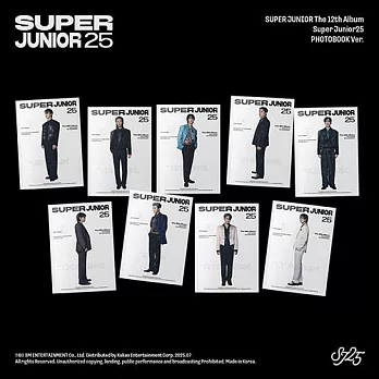 SUPER JUNIOR 12TH ALBUM  [SUPER JUNIOR 25] PH版本隨機 (韓國進口版)