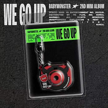 BABYMONSTER - [WE GO UP] 迷你二輯【MINI BEAM KEYRING VER】(韓國進口版)
