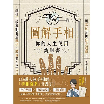 夏多的圖解手相〔你的人生使用說明書〕：用掌紋分析8大運勢，讓你一眼就能看透感情、財富甚至是未來！【隨書附】快速識人攻略手冊 (電子書)