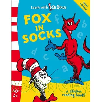 Learn with Dr Seuss: Fox In Socks with sticker sheet
