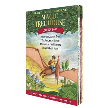 神奇樹屋 1-4集盒裝英文故事書Magic Tree House #1-4