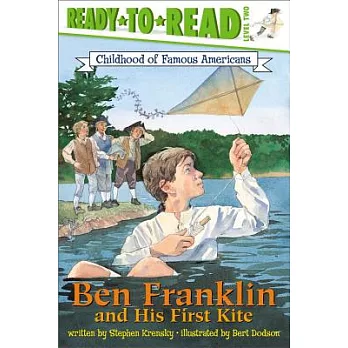 Ben Franklin and his first kite /