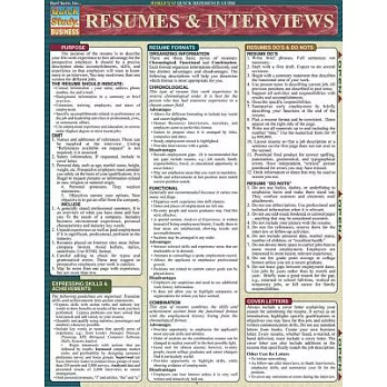 Resumes and Interviews
