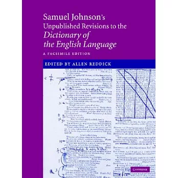 Samuel Johnsons Unpublished Revisions To The Dictionary Of The English Language