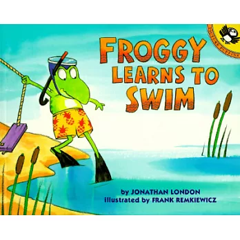 Froggy learns to swim