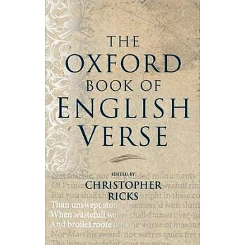 The Oxford Book of English Verse