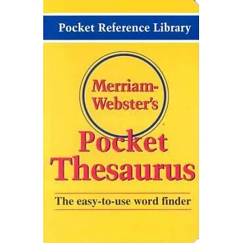 Merriam-Webster’s Pocket Thesaurus