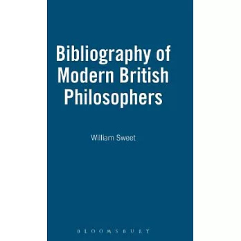 Bibliography Of Modern British Philosophy