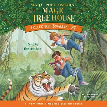 神奇樹屋17-24集完整版故事英文朗讀CD（不附書，作者親自朗讀）Magic Tree House Collection Books 17-24