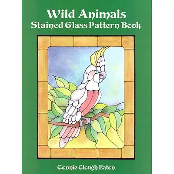 Wild Animals Stained Glass Pattern Book