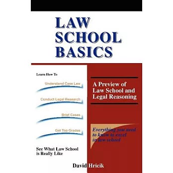 Law School Basics: A Preview of Law School and Legal Reasoning