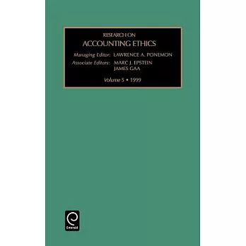 Research on Accounting Ethics: 1999