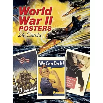World War II Posters: 24 Full-Color Cards
