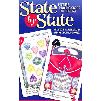 State by State Picture Playing Cards of the USA