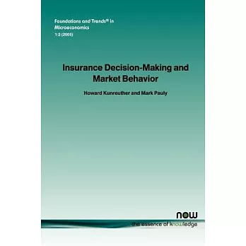 Insurance Decision Making And Market Behavior