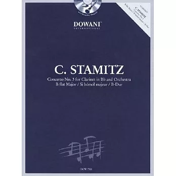 Stamitz: Concerto No. 3 in B-Flat Major: Clarinet and Piano Reduction