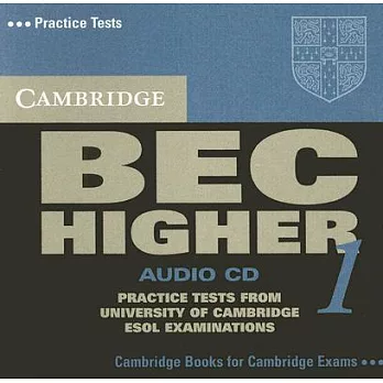 Cambridge Bec Higher: Practice Tests From The University Of Cambridge Local Examinations Syndicate