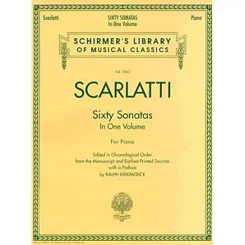 60 Sonatas, Books 1 and 2: Schirmer Library of Classics Volume 2063