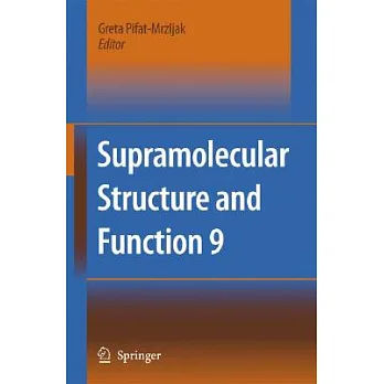 博客來-Supramolecular Structure and Function 9