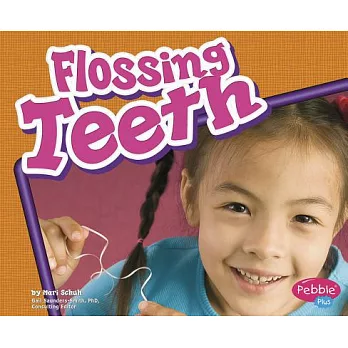 Flossing teeth /