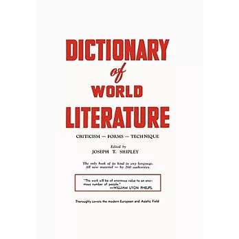 Dictionary of World Literature