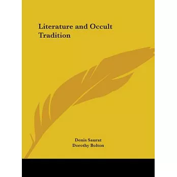 Literature and Occult Tradition 1930