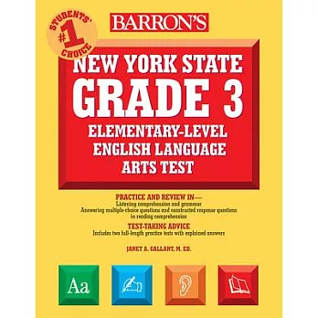 Barron’s New York State Grade 3 Elementary-Level English Language Arts Test