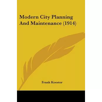 Modern City Planning And Maintenance
