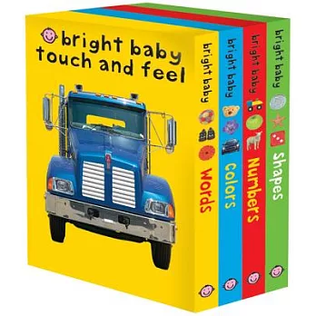 Bright Baby Touch & Feel Slipcase 2: Includes Words, Colors, Numbers, and Shapes