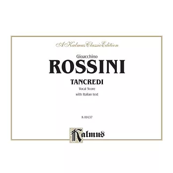 Tancredi: Vocal Score