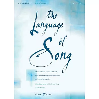 The Language of Song, Elementary: High Voice