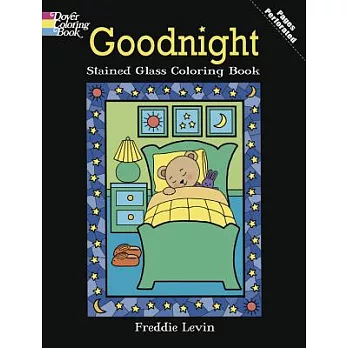 Goodnight Stained Glass Coloring Book