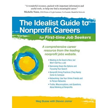 The Idealist Guide to Nonprofit Careers for First-Time Job Seekers