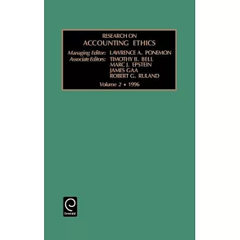 Research on Accounting Ethics: Vol 2