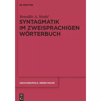 Syntagmatik Im Zweisprachigen W�rterbuch