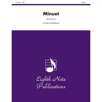 Minuet for Flute and Keyboard: Medium