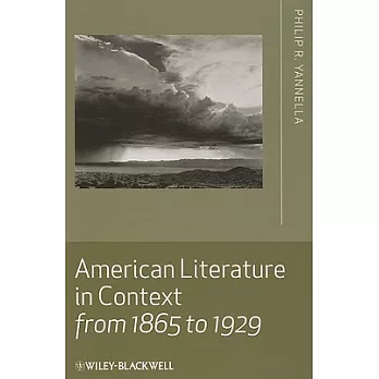 American Literature in Context from 1865 to 1929