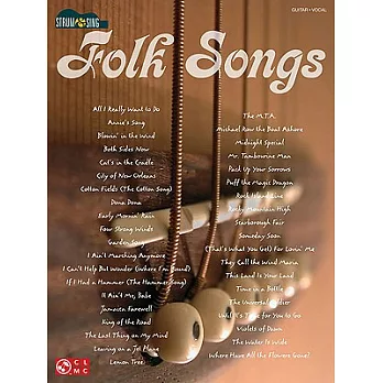 Folk Songs: Strum & Sing Series