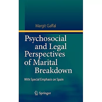 Psychosocial and Legal Perspectives of Marital Breakdown: With Special Emphasis on Spain
