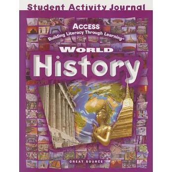Access World History: Student Activities Journal Grades 5-12