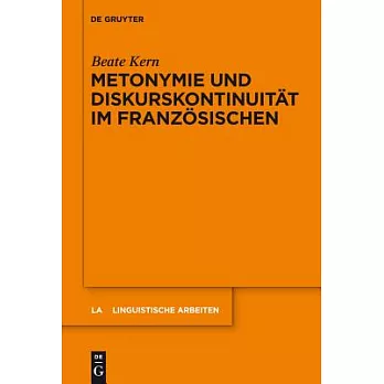 Metonymie Und Diskurskontinuitat Im Franzosischen