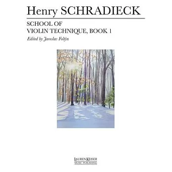 School of Violin Technique: Book 1