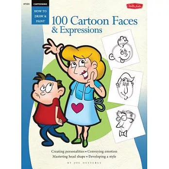 100 Cartoon Faces & Expressions