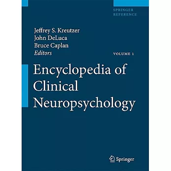 Encyclopedia of Clinical Neuropsychology